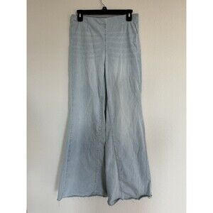 We The Free Penny Pull On Flare Jeans Womens 28 Bell Bottoms Blue Festival Boho